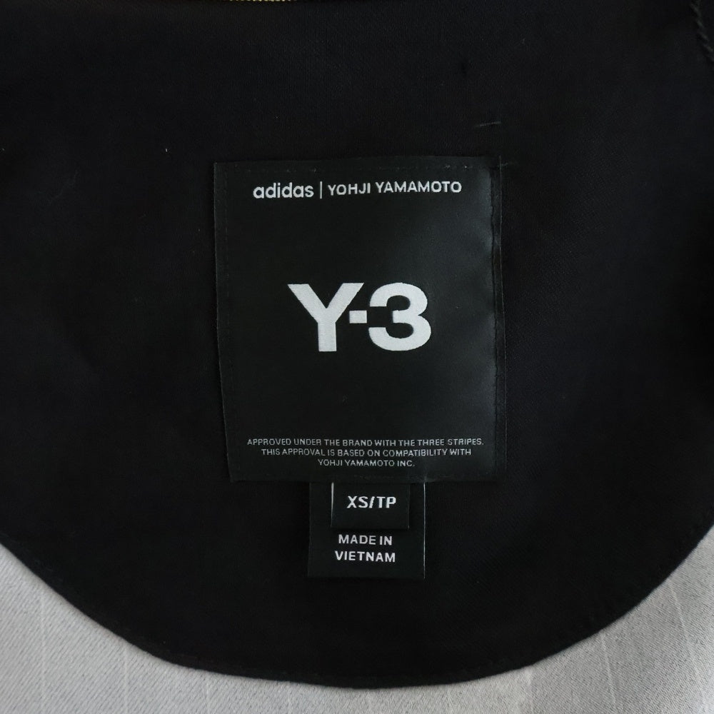 Y-3(ワイスリー) AOP TRACK TOP 琥珀プリントデザイン アームライン ジップアップ トラックジャケット ブラック KA9622