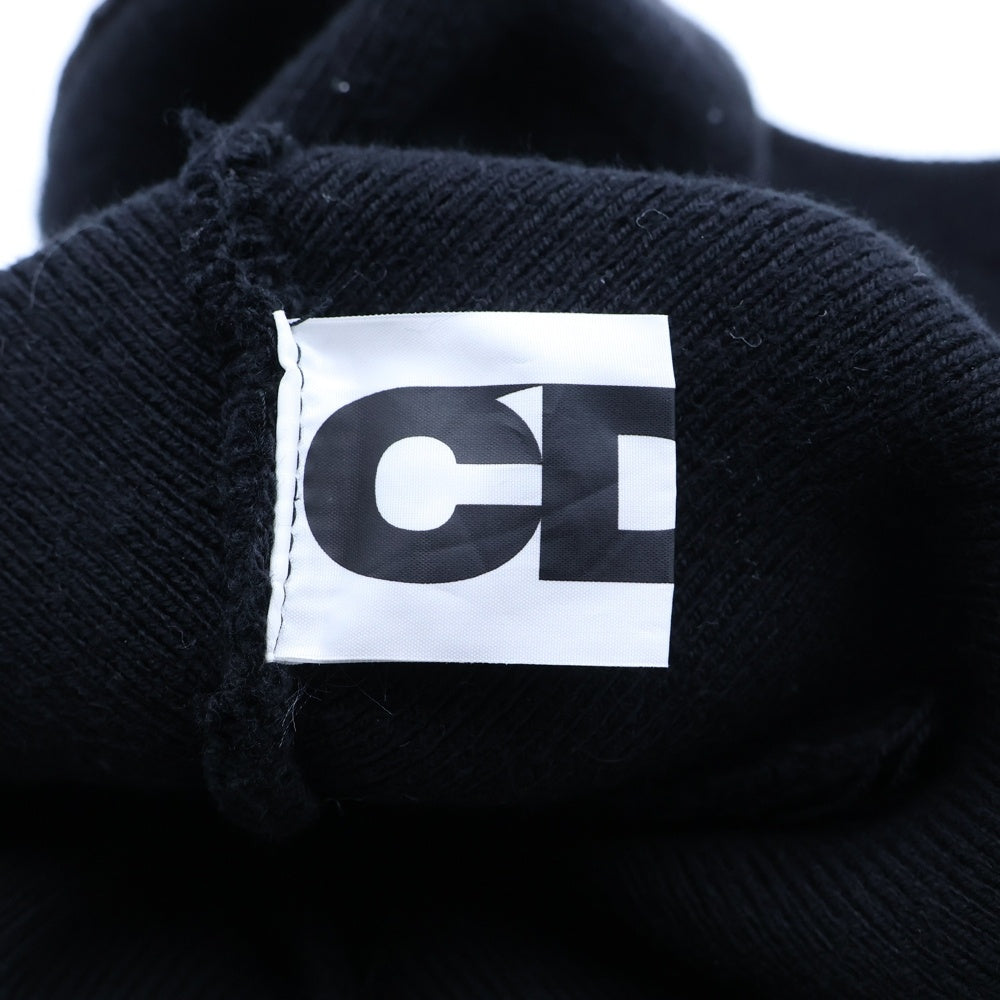 COMME des GARCONS(コムデギャルソン) CDGエンブロイダリーロゴデザイン ニットキャップ 帽子 ブラック SZ-K602