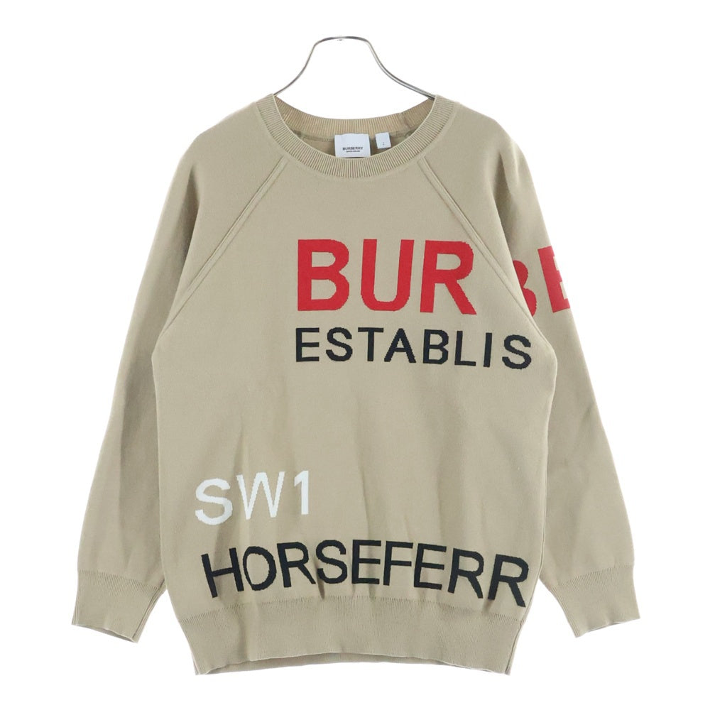正規 21AW BURBERRY バーバリー ホースフェリー ニット BURBERRY バーバリー ホースフェリー ニットセーター BURBERRY - 正規