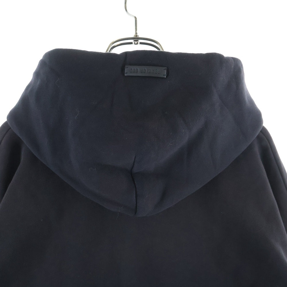 FEAR OF GOD(フィアオブゴッド) BASEBALL ベースボール フロントロゴデザイン フーデッド スウェット パーカー ブラック FG50-078