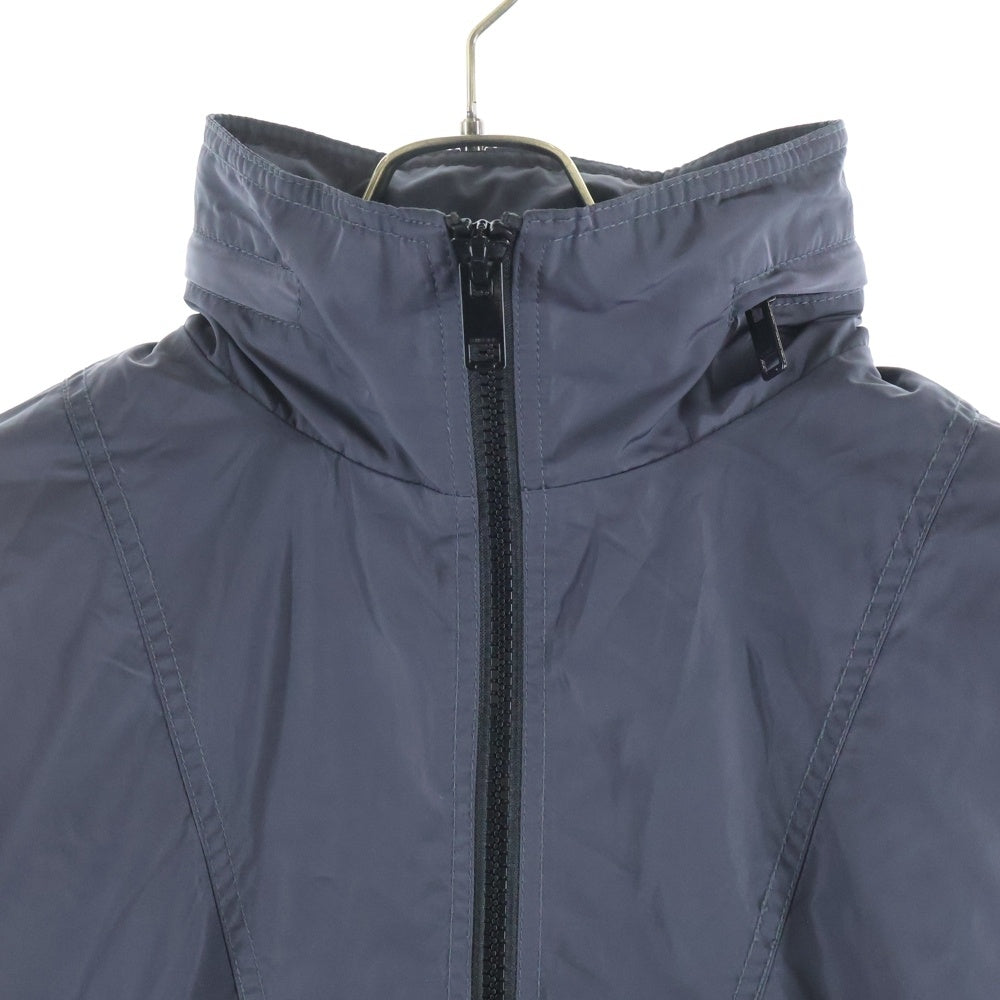 DIESEL(ディーゼル) ナイロン ロゴ刺繍 ジップアップ フィールジャケット グレー A027130HDAD