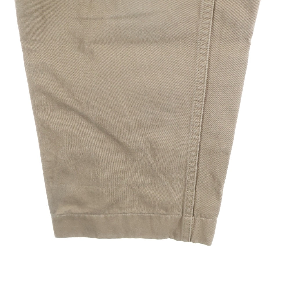 VISVIM(ヴィスヴィム) 19AWCHINO PANTS センタープレス ボタンフライ チノパンツ ベージュ 0119205008002