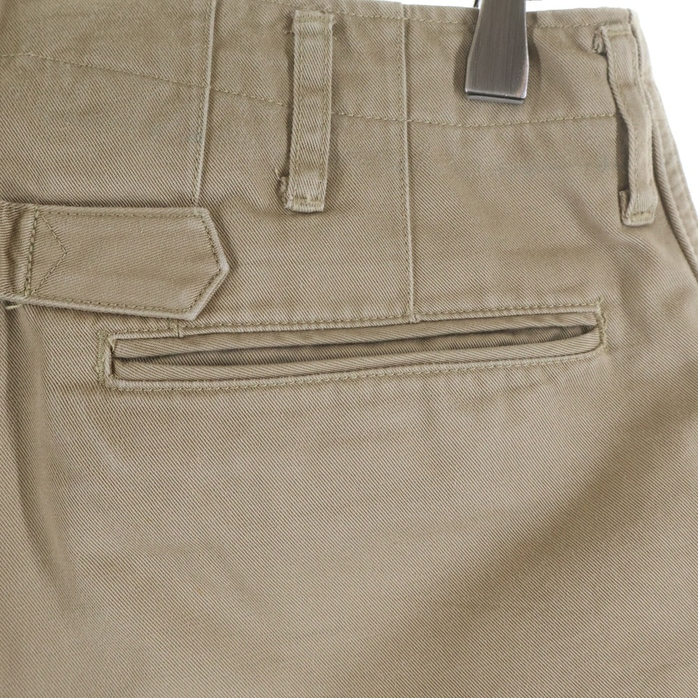 VISVIM(ヴィスヴィム) 19AWCHINO PANTS センタープレス ボタンフライ チノパンツ ベージュ 0119205008002