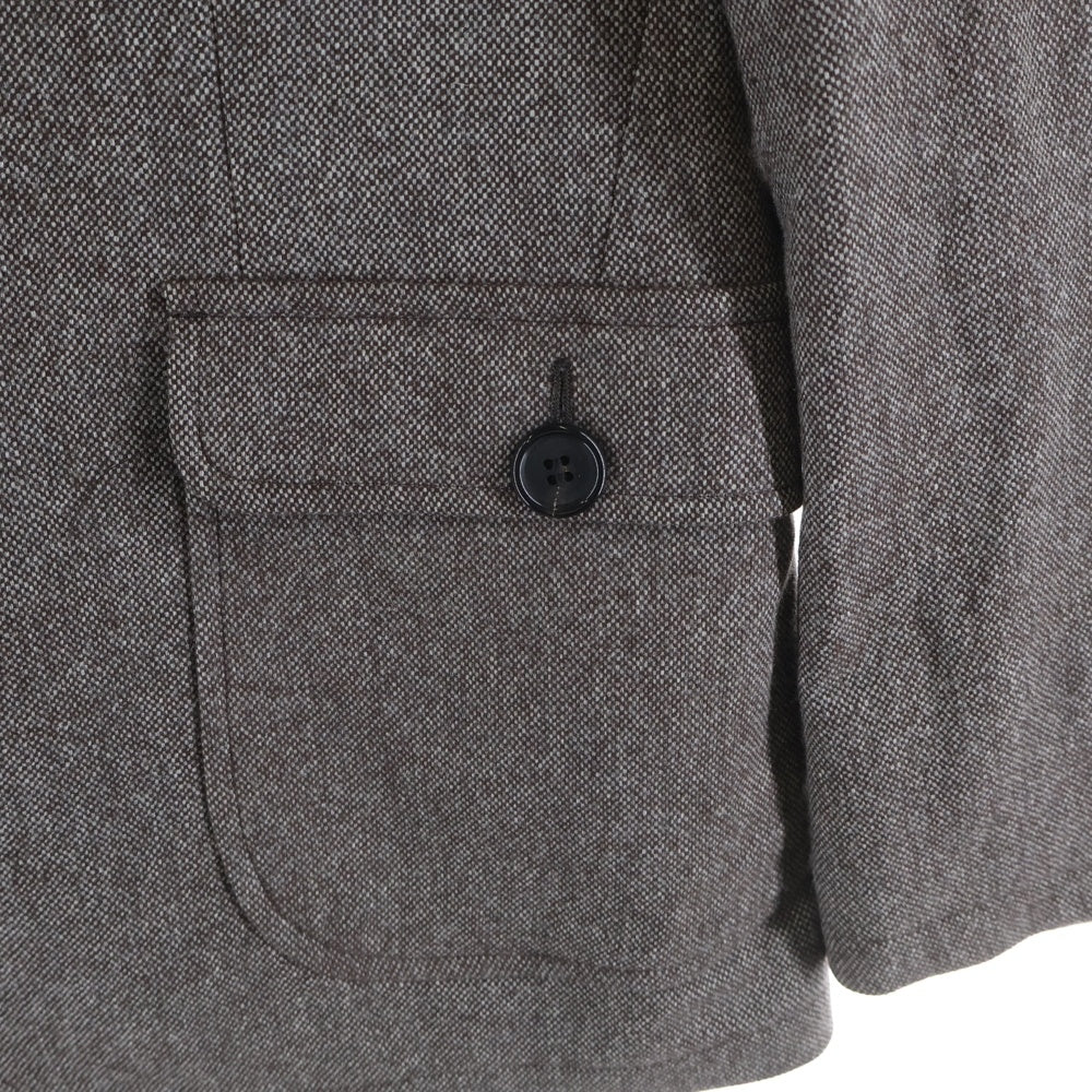 VISVIM(ヴィスヴィム) ACADEMIA BLAZER アカデミア ブレザー 3B ノッチドラペル シングルテーラードジャケット ブラウン VS0001975