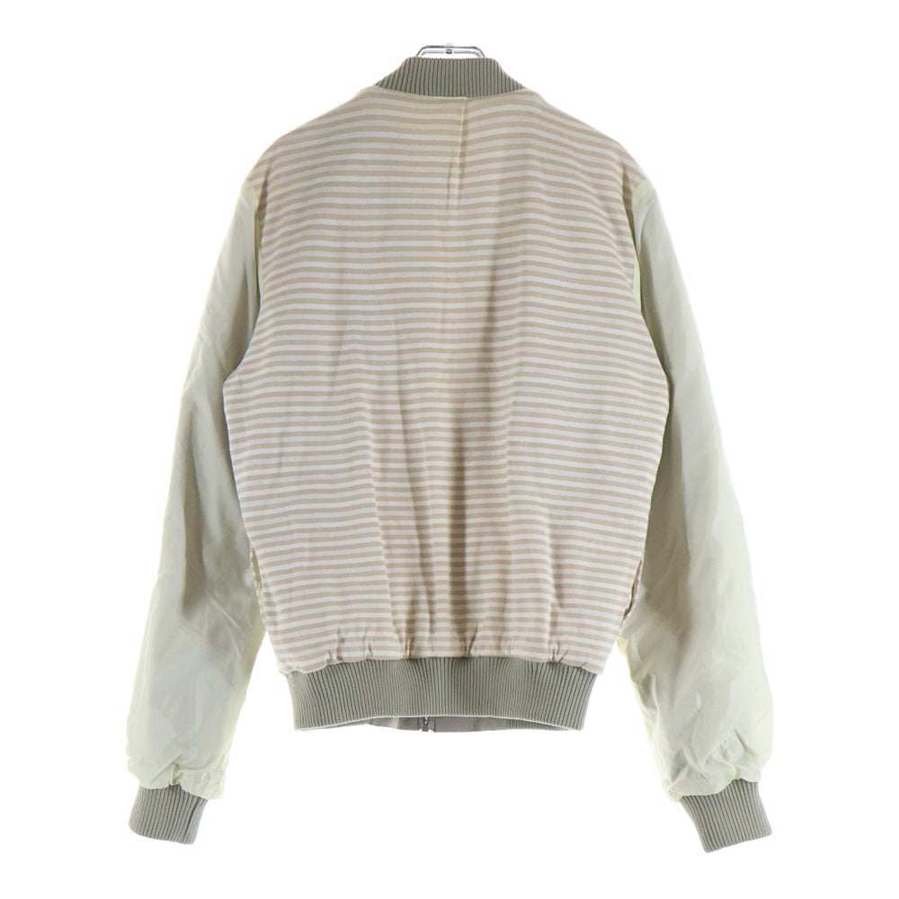 Maison Martin Margiela(メゾンマルタンマルジェラ) ここのえ期 リバーシブル ジップアップ ブルゾンジャケット グレー/アイボリー 30AM034