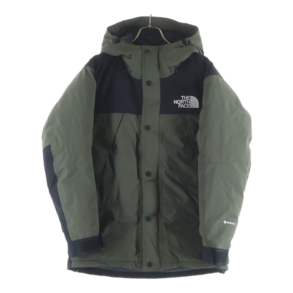 THE NORTH FACE(ザノースフェイス) MOUNTAIN DOWN JACKET GORE-TEX ゴアテックス フーデッド マウンテン ダウンジャケット カーキ ND91930