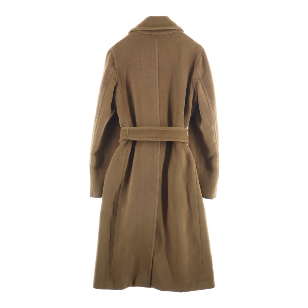 Max Mara(マックスマーラ) ラナヴァージンウール ノッチドラペル 3B トレンチコート レディース ブラウン ラナ 1600016