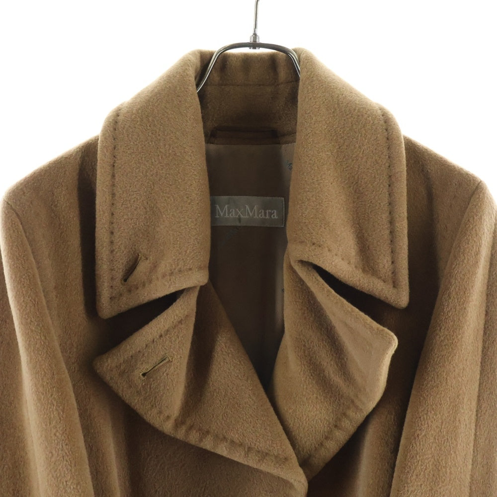 Max Mara(マックスマーラ) ラナヴァージンウール ノッチドラペル 3B トレンチコート レディース ブラウン ラナ 1600016
