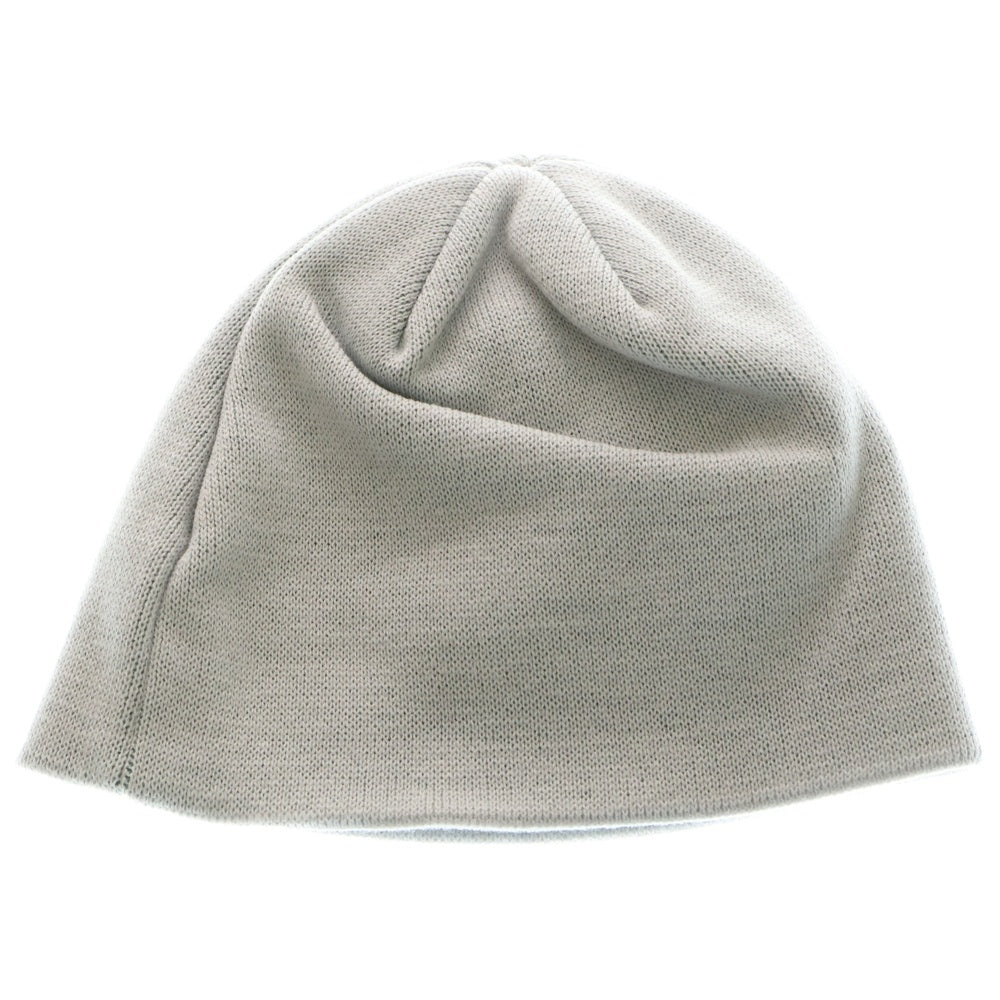 THISISNEVERTHAT(ディスイズネバーザット) SCRIPT-LOGO NO CUFF BEANIE スクリプトロゴ ノーカフ アクリルニットビーニー ニットキャップ グレー TN251WHWBE01