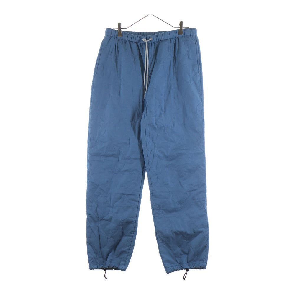 NO BRAND(ノーブランド) WHIMSIC(ウィムジック)NYLON RIPSTOP QUILTING PANTS ナイロンリップストップキルティングパンツ ブルー KAZ2022402A0001 レディース