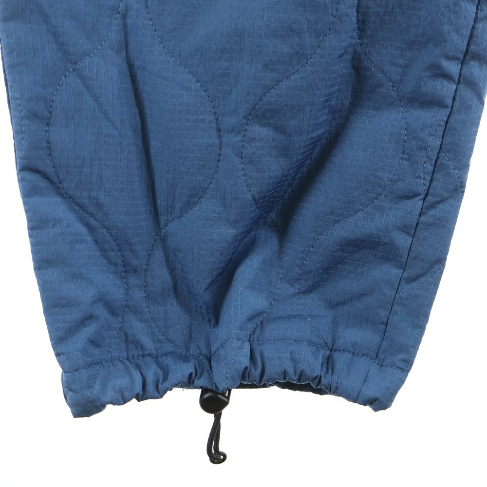 NO BRAND(ノーブランド) WHIMSIC(ウィムジック)NYLON RIPSTOP QUILTING PANTS ナイロンリップストップキルティングパンツ ブルー KAZ2022402A0001 レディース