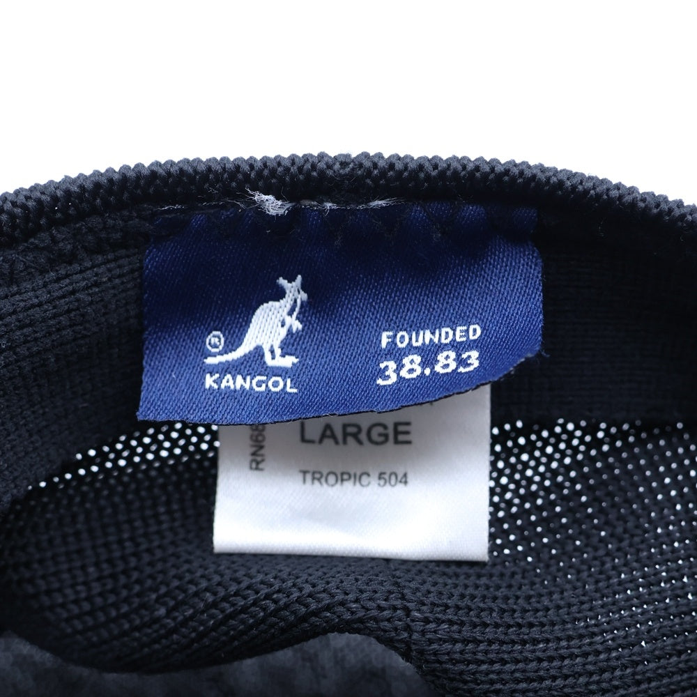 KANGOL(カンゴール) TROPIC HUNTING CAP トロピックハンチングキャップ キャスケット 帽子 ブラック 0287BC