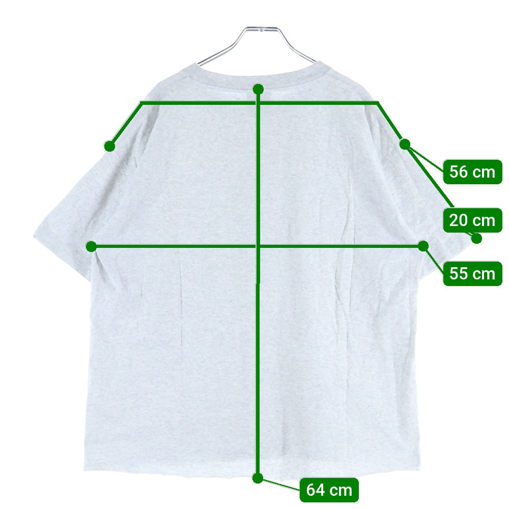 BoTT(ボット) 23SS ALPHABET TEE アルファベット フロントプリントTシャツ 半袖クルーネックカットソー グレー