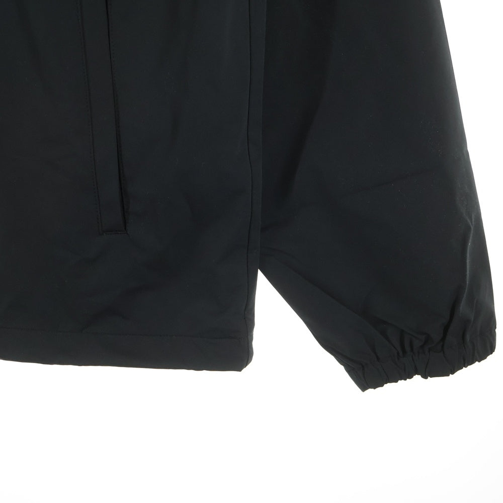 NO BRAND(ノーブランド) JACK BUNNY(ジャックバニー) ハーフスナップ 長袖ナイロンシャツ ブラック 262-4221905