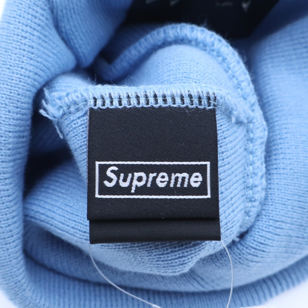 SUPREME(シュプリーム) 24SS New Era Salvation Beanie ニューエラ サルベーションロゴニットビーニー ニット帽 帽子 ブルー