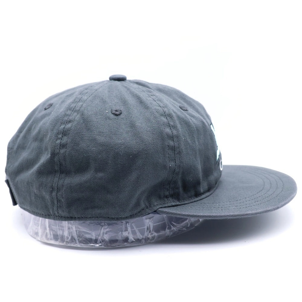 THISISNEVERTHAT(ディスイズネバーザット) OVERDYED LION CAP オーバーダイ加工 ライオン フロントロゴ ベースボールキャップ 帽子 グレー TN243WHWBC11