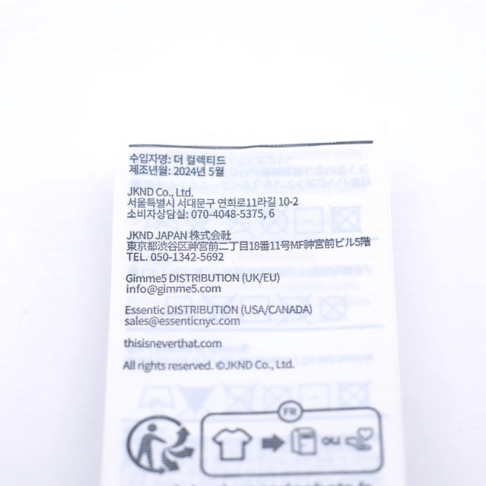 THISISNEVERTHAT(ディスイズネバーザット) OVERDYED LION CAP オーバーダイ加工 ライオン フロントロゴ ベースボールキャップ 帽子 グレー TN243WHWBC11