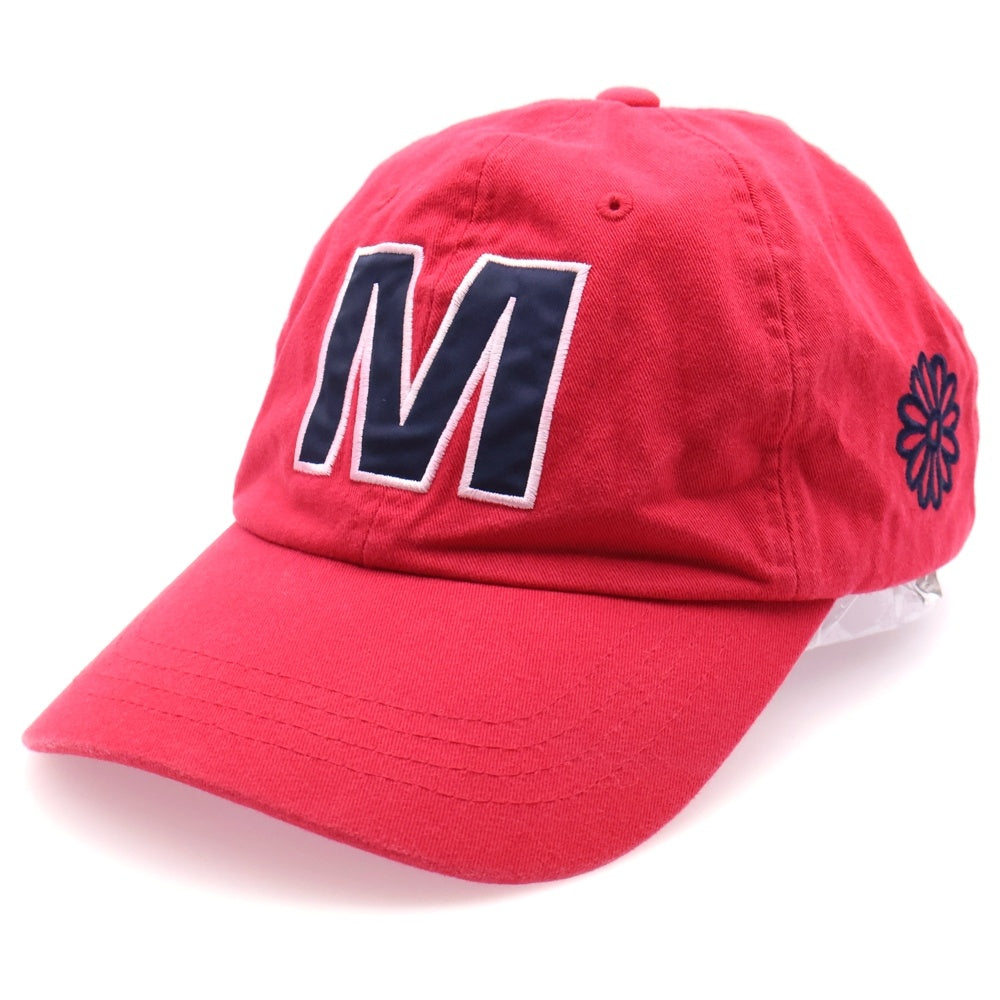 Mardi Mercredi(マルディメクルディ) CAP M フロントMロゴ 6パネル ベースボールキャップ 帽子 レッド