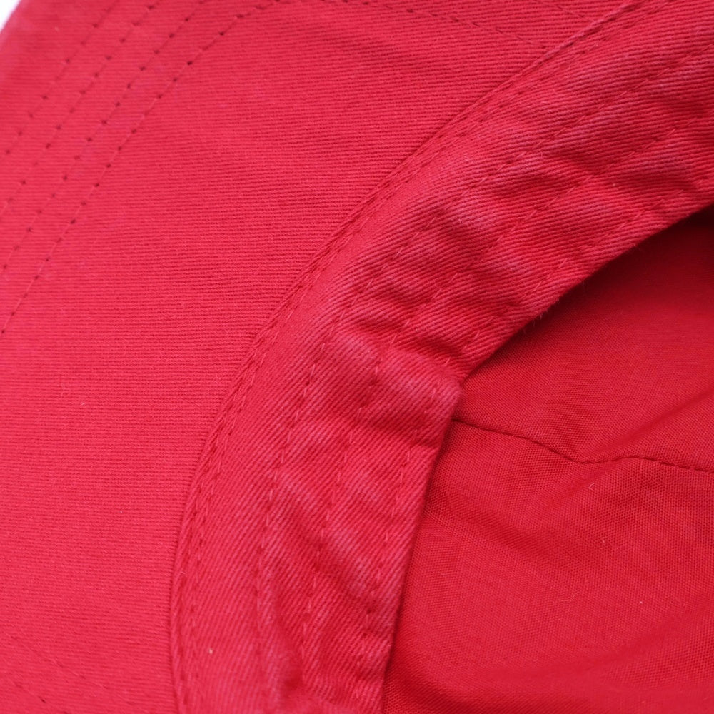 Mardi Mercredi(マルディメクルディ) CAP M フロントMロゴ 6パネル ベースボールキャップ 帽子 レッド