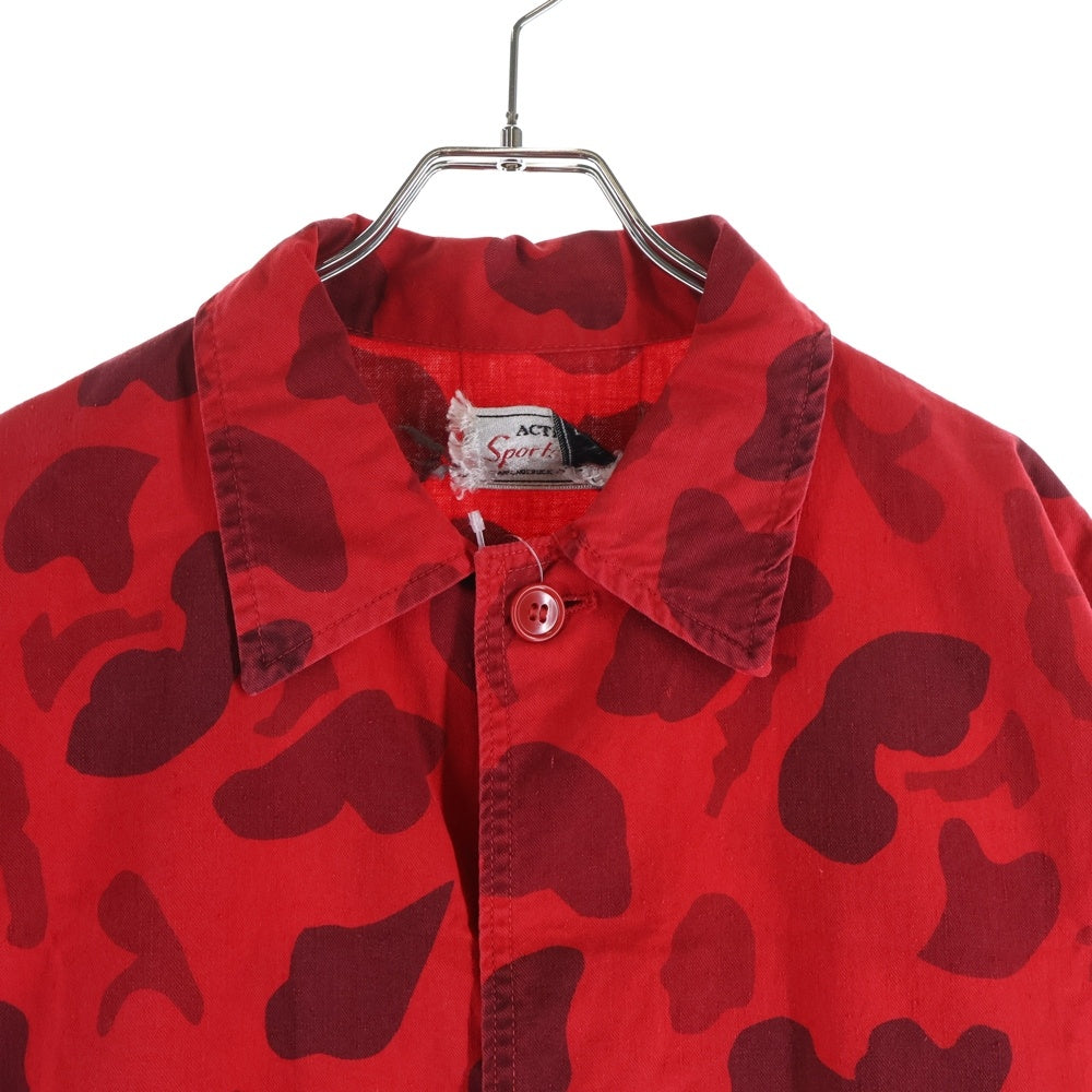 VINTAGE(ヴィンテージ) 60S VINTAGE ACTIVE SPORTSWEAR ヴィンテージ アクティブスポーツウェア カモフラ シャツジャケット レッド