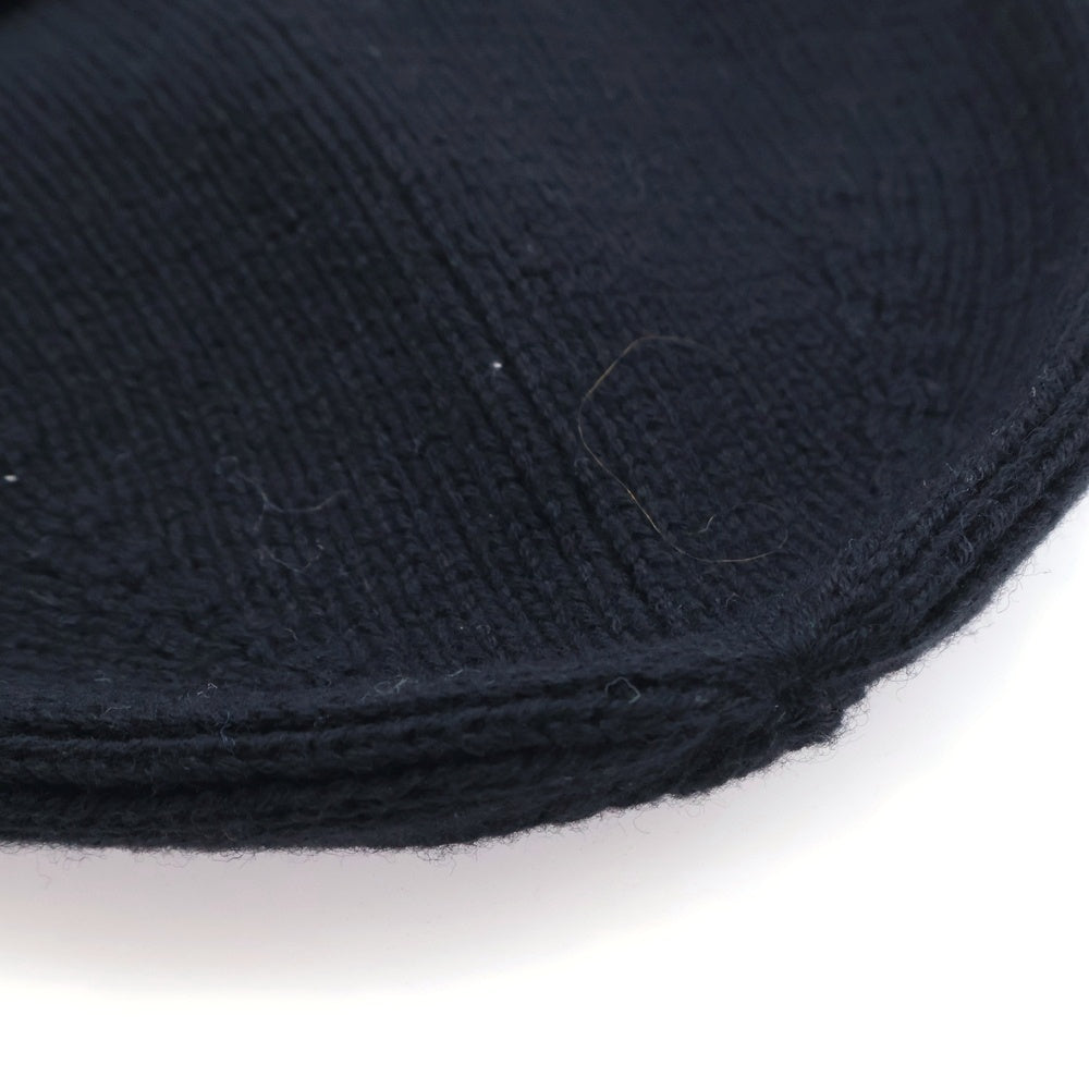 DIESEL(ディーゼル) K-CODER-FULLY B CAP Dロゴ刺繍 ニットビーニー ニット帽 ブラック A04092