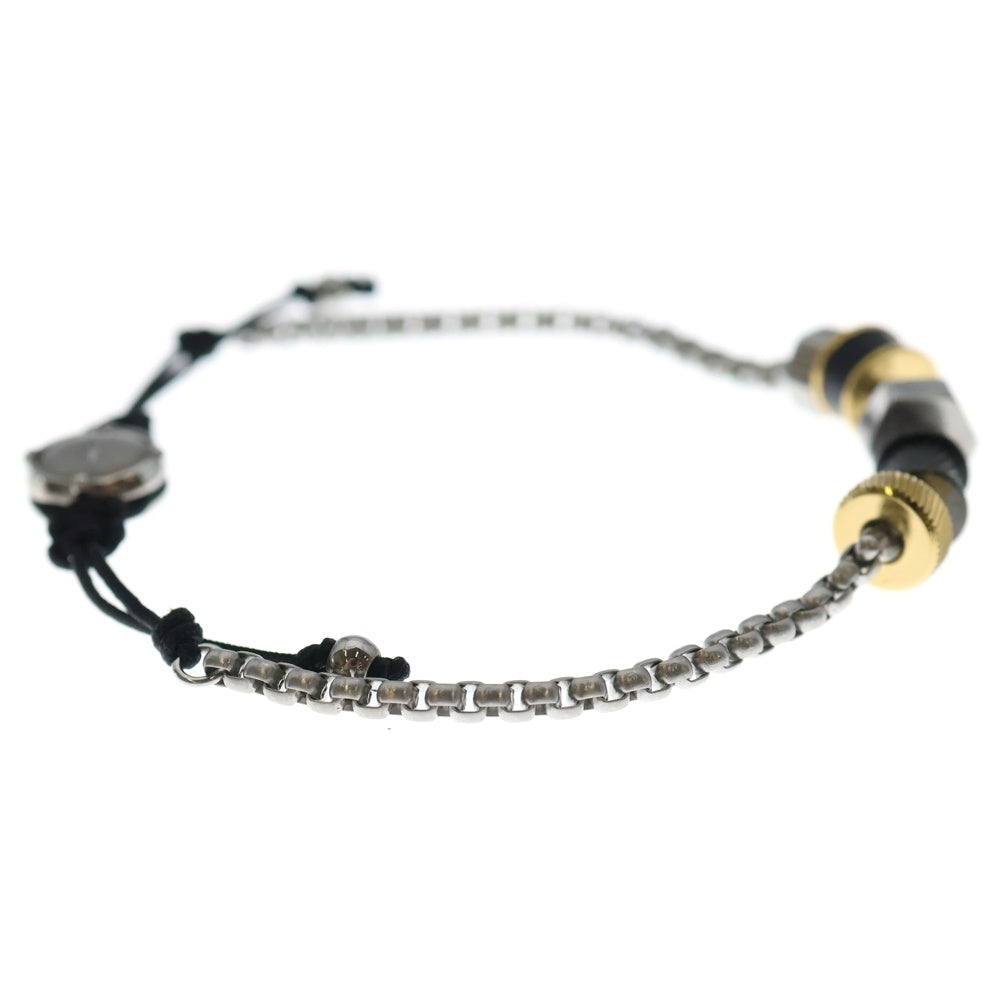 DIESEL(ディーゼル) チェーンブレスレット シルバー/ゴールド DX1392