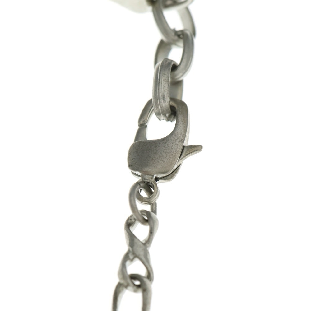 NO BRAND(ノーブランド) BLANK SPACE (ブランクスペース) ダイヤモチーフ チェーン切り替え ブレスレット シルバー