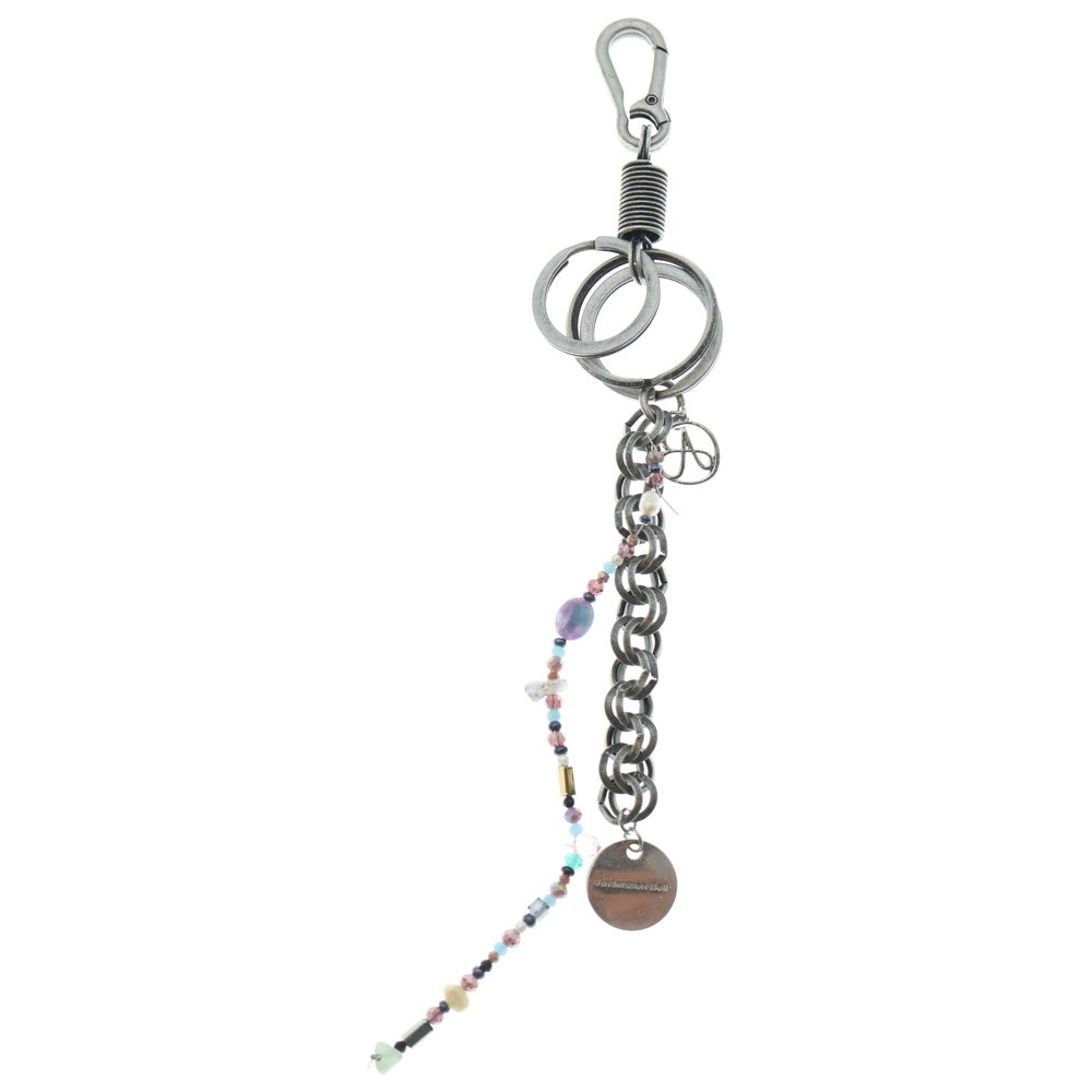 ADSB ANDERSSON BELL(アンダースンベル) ストーンモチーフ 1クリップ キーチェーン シルバー