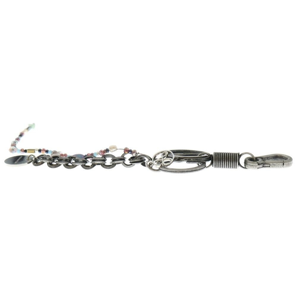 ADSB ANDERSSON BELL(アンダースンベル) ストーンモチーフ 1クリップ キーチェーン シルバー