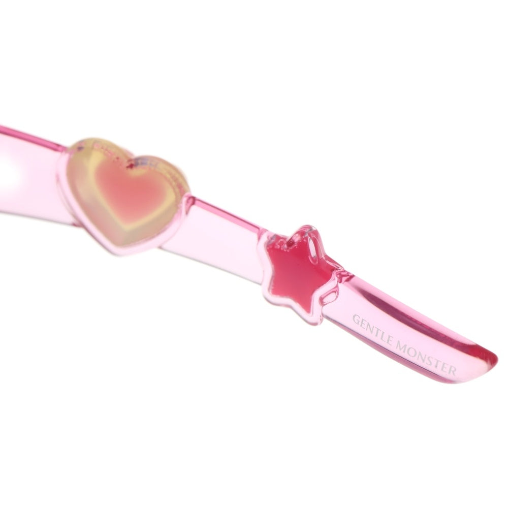 GENTLE MONSTER(ジェントルモンスター) GUMMY PC12 グミ テンプル装飾 オーバルレンズ サングラス アイウェア 眼鏡 ピンク レディース