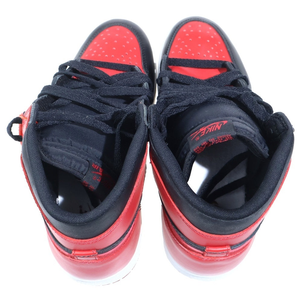 NIKE(ナイキ) 【観賞用 1994年製】 AIR JORDAN 1 HIGH BRED エアージョーダン ブレッド ハイカットスニーカー ブラック/レッド US9/27cm 130207-061