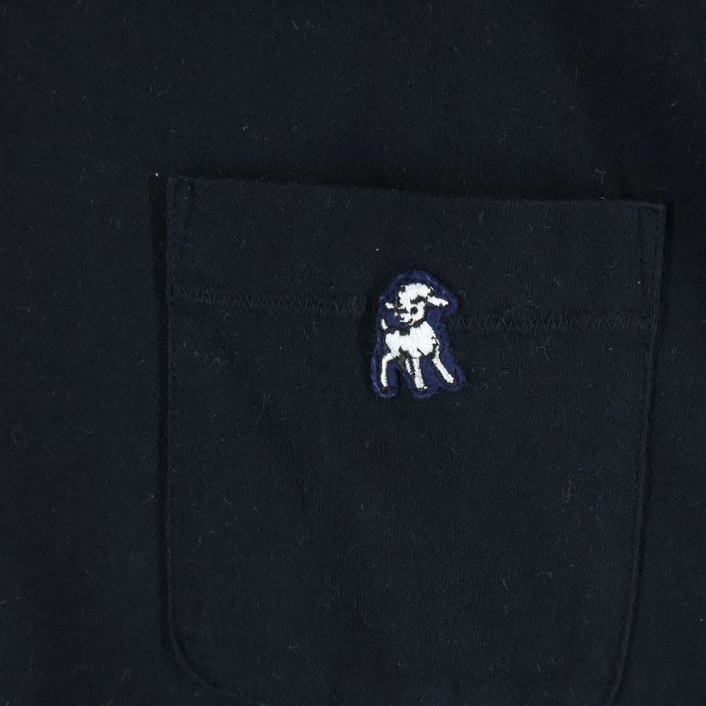 UNDERCOVER(アンダーカバー) 25SS THE SHEPHERD ザシェパード ドッグエンブロイダリー クルーネック半袖ポケットTシャツ カットソー ブラック US1E4891