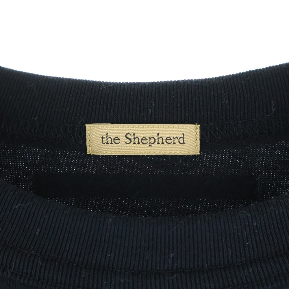 UNDERCOVER(アンダーカバー) 25SS THE SHEPHERD ザシェパード ドッグエンブロイダリー クルーネック半袖ポケットTシャツ カットソー ブラック US1E4891