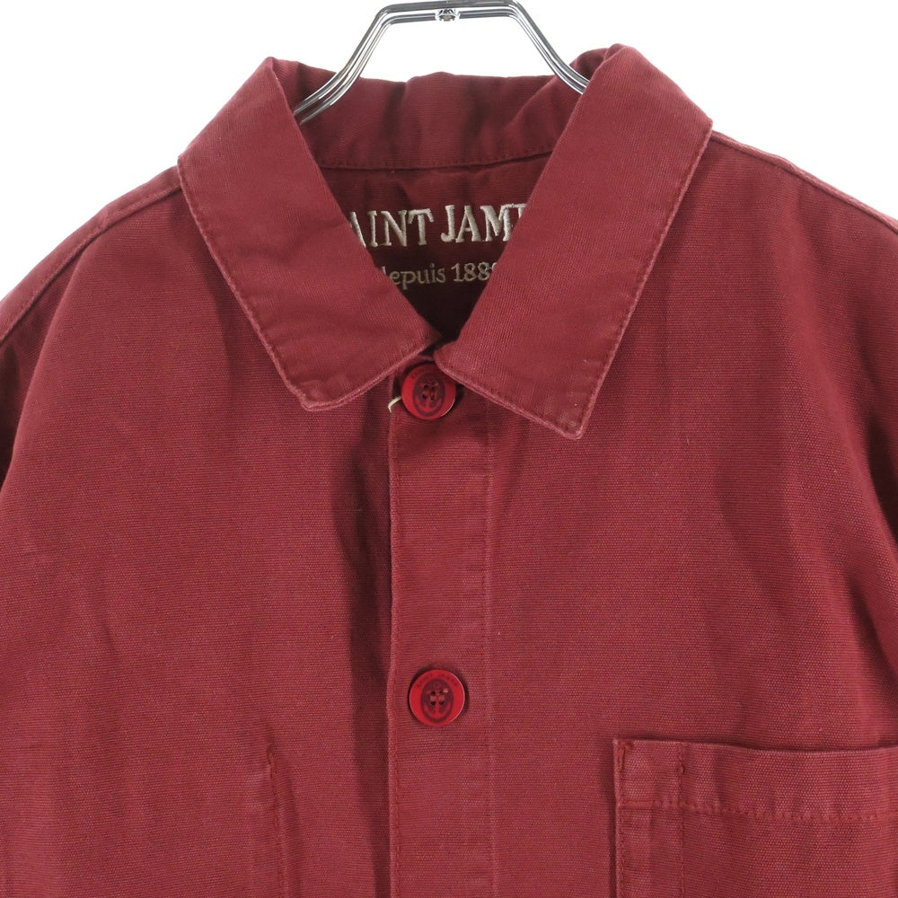SAINT JAMES(セントジェームス) SIROCCO II FRENCH CHORE JACKET シロッコ フレンチチョアジャケット レッド