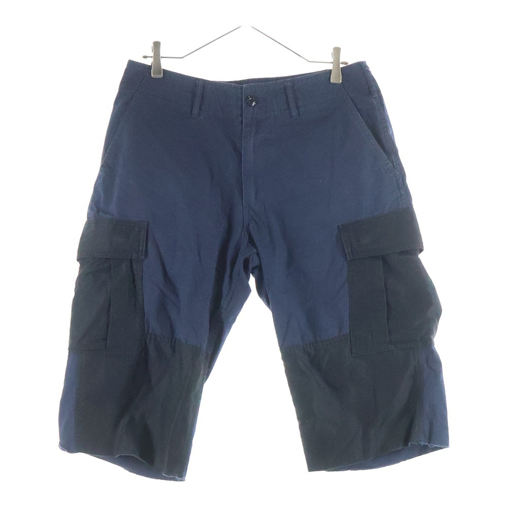 WTAPS(ダブルタップス) 18SS JUNGLE CHOPPED/SHORTS.COTTON.RIPSTOP ジャングルチョップド リップストップ コットンカーゴショーツ ネイビー 181GWDT-PTM05