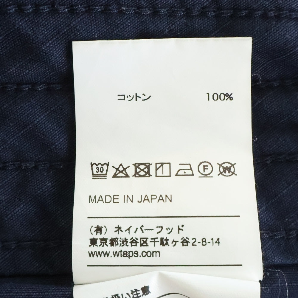 WTAPS(ダブルタップス) 18SS JUNGLE CHOPPED/SHORTS.COTTON.RIPSTOP ジャングルチョップド リップストップ コットンカーゴショーツ ネイビー 181GWDT-PTM05
