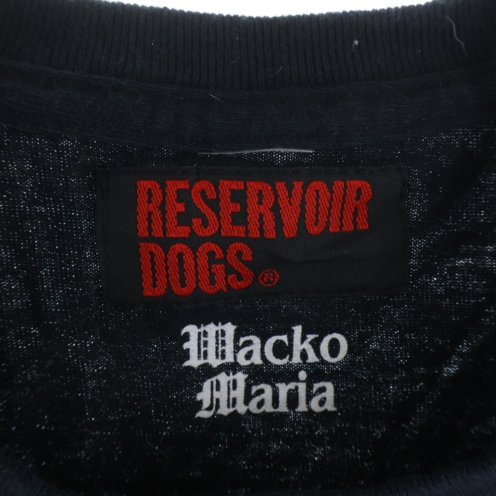 WACKO MARIA(ワコマリア) 24AW ×RESERVOIR DOGS POCKET T-SHIRT レザボアドッグス クルーネック半袖ポケットTシャツ カットソー ブラック RD-WM-TEE11