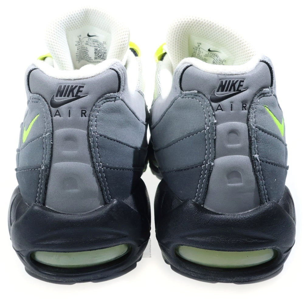NIKE(ナイキ) AIR MAX 95 OG NEON YELLOW 2020 エアマックス ネオンイエロー ローカットスニーカー イエロー/グレー US9/27cm CT1689-001