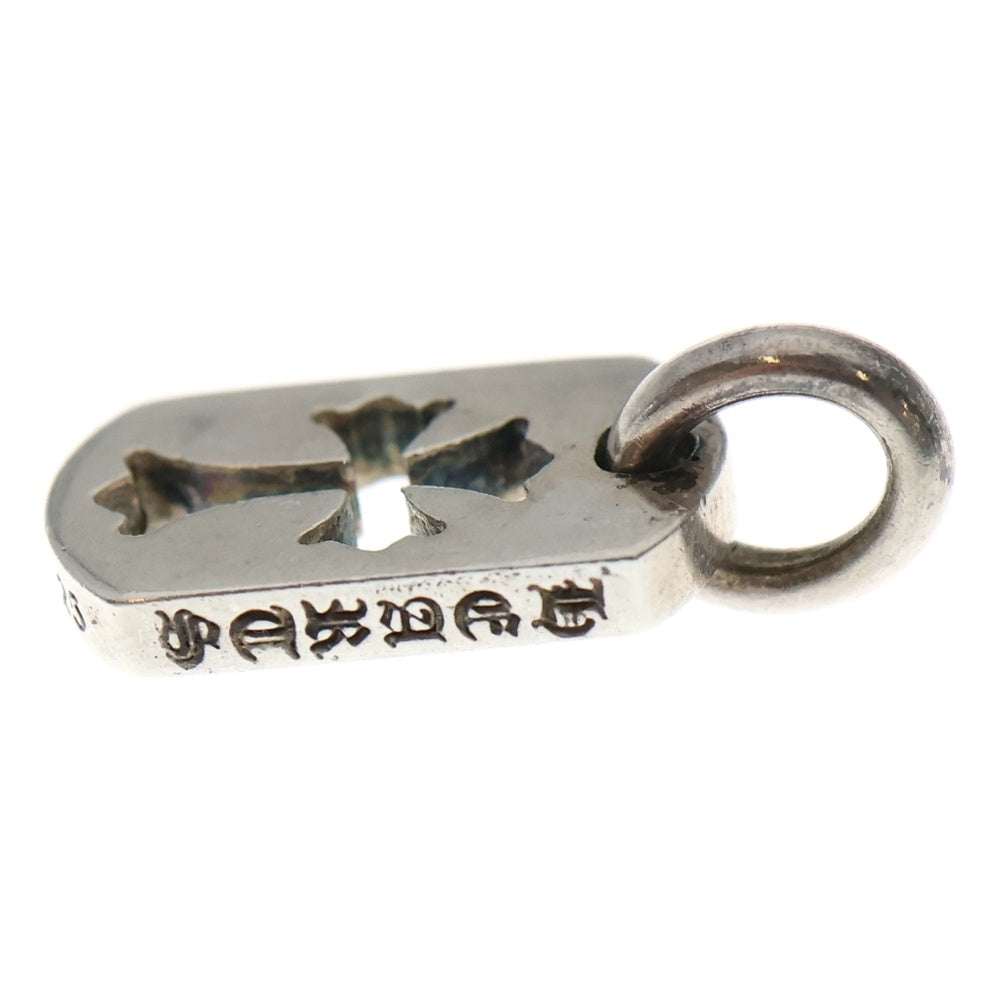 CHROME HEARTS(クロムハーツ) DT TNY CO CRS タイニーカットアウトクロスドッグタグ チャーム ペンダントトップ シルバー BCA252