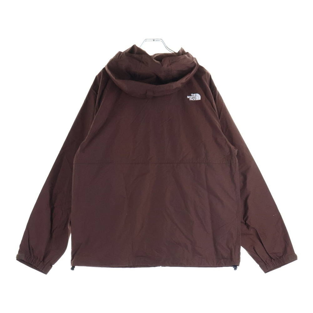 THE NORTH FACE(ザノースフェイス) COMPACT JACKET コンパクト ジャケット ダブルポケット ジップアップ フーデット マウンテンパーカー ブラウン NP72230