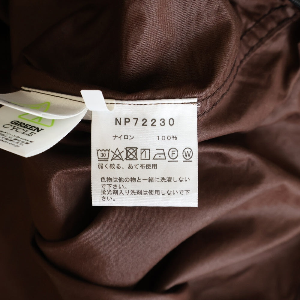 THE NORTH FACE(ザノースフェイス) COMPACT JACKET コンパクト ジャケット ダブルポケット ジップアップ フーデット マウンテンパーカー ブラウン NP72230