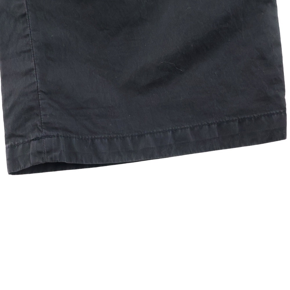 PRADA SPORT(プラダ スポーツ) 09SS ロゴパッチ コットンナイロン ノータックストレートパンツ ブラック SPD50P