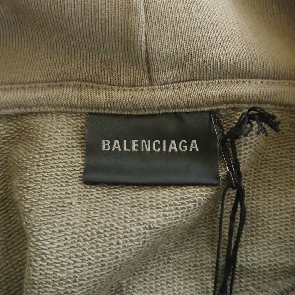 BALENCIAGA(バレンシアガ) 23SS WORLD FOOD PROGRAM HOODIE ワールド フード プログラム プルオーバースウェットパーカー フーディー ブラウン 600583 TMVL1