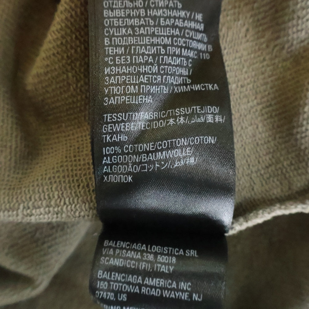 BALENCIAGA(バレンシアガ) 23SS WORLD FOOD PROGRAM HOODIE ワールド フード プログラム プルオーバースウェットパーカー フーディー ブラウン 600583 TMVL1