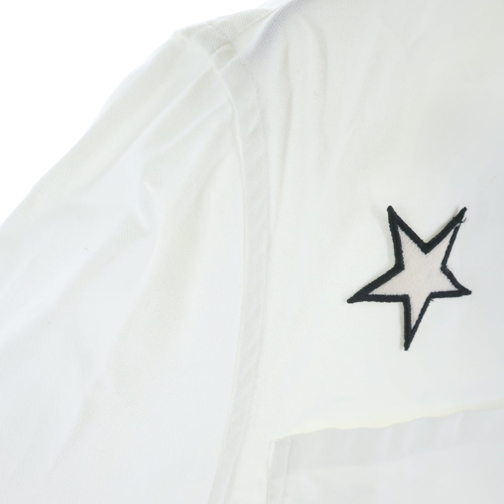 BURBERRY(バーバリー) ロゴパッチ ロングスリーブ コットンシャツ ホワイト 8023798