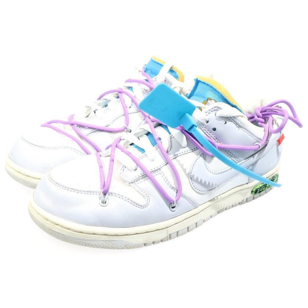 NIKE(ナイキ) ×OFF WHITE DUNK LOW オフホワイト ダンク ローカットスニーカー マルチカラー US10/28cm DM1602-125