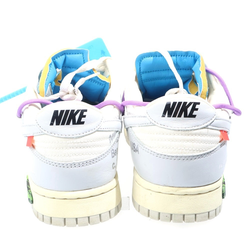 NIKE(ナイキ) ×OFF WHITE DUNK LOW オフホワイト ダンク ローカットスニーカー マルチカラー US10/28cm DM1602-125
