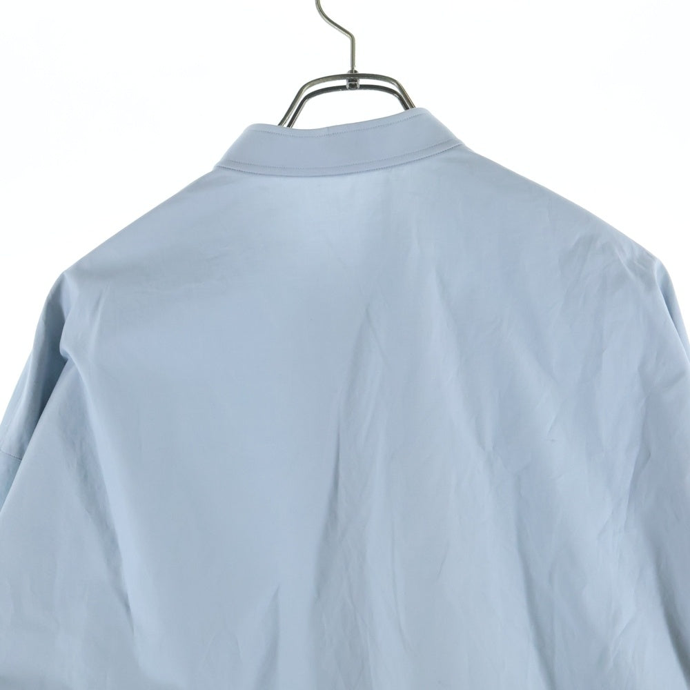 THE RERACS(ザ リラクス) 22AW VINTAGE FINX COTTON PLACKET SHIRT ヴィンテージ フィンクス コットン プラケット 長袖シャツ ブルー 22FW-REBL-314-J