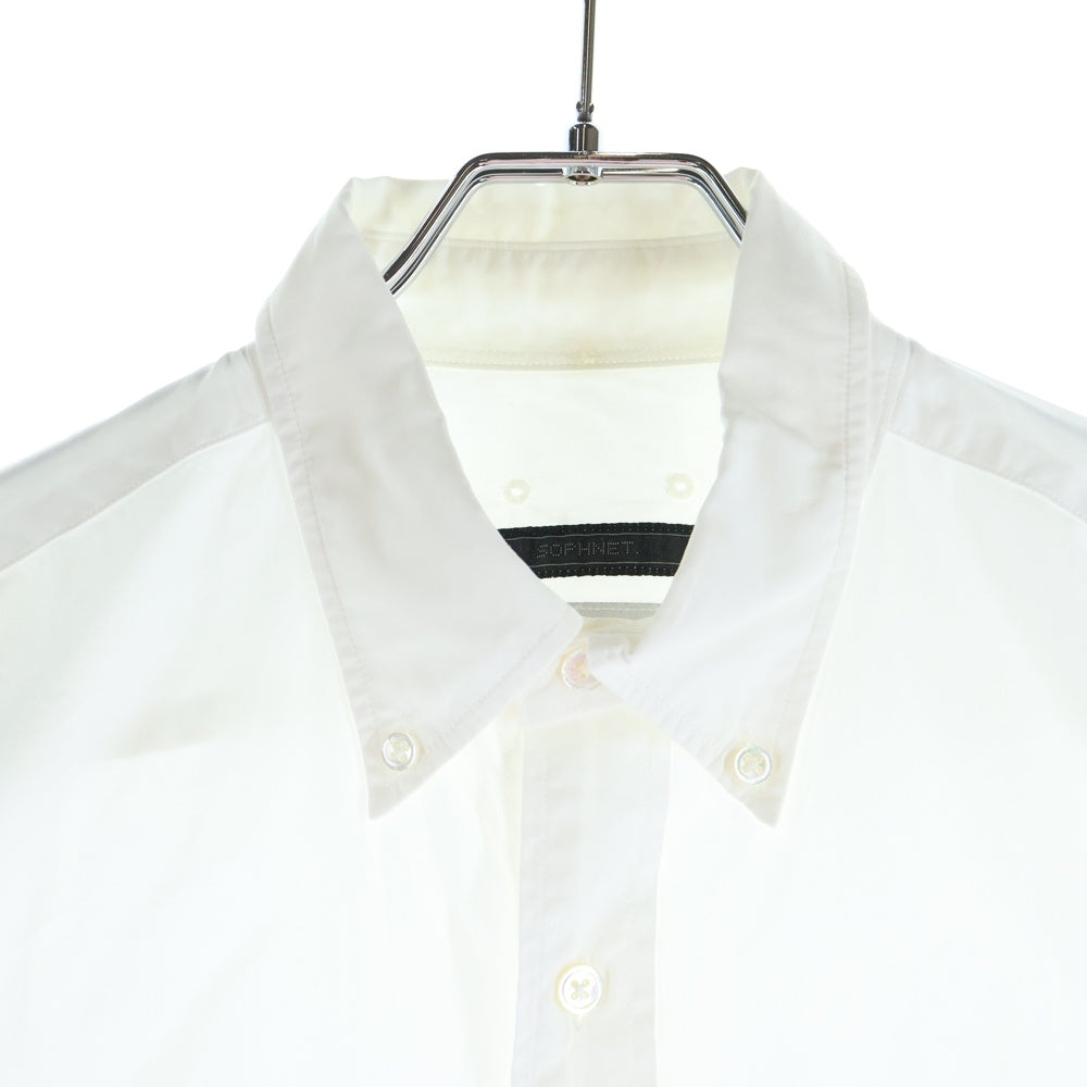 SOPHNET.(ソフネット) 20SS THOMAS MASON BASIC B.D SHIRT ベーシック ボタンダウン 長袖シャツ ホワイト SOPH-200031