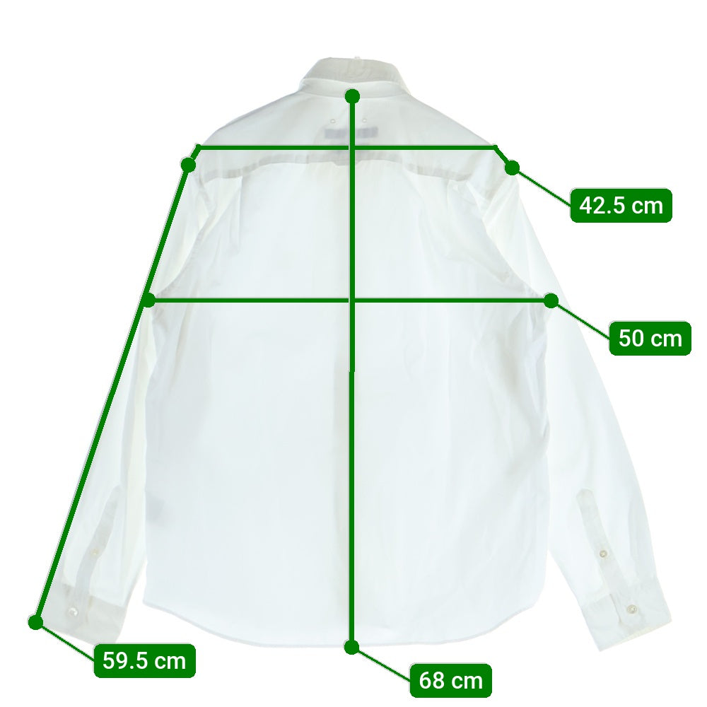 SOPHNET.(ソフネット) 20SS THOMAS MASON BASIC B.D SHIRT ベーシック ボタンダウン 長袖シャツ ホワイト SOPH-200031